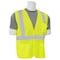 Deltaplus Vest with Pockets, Economy, Hi-Viz, Lime, 6X 61636 - alternate 4